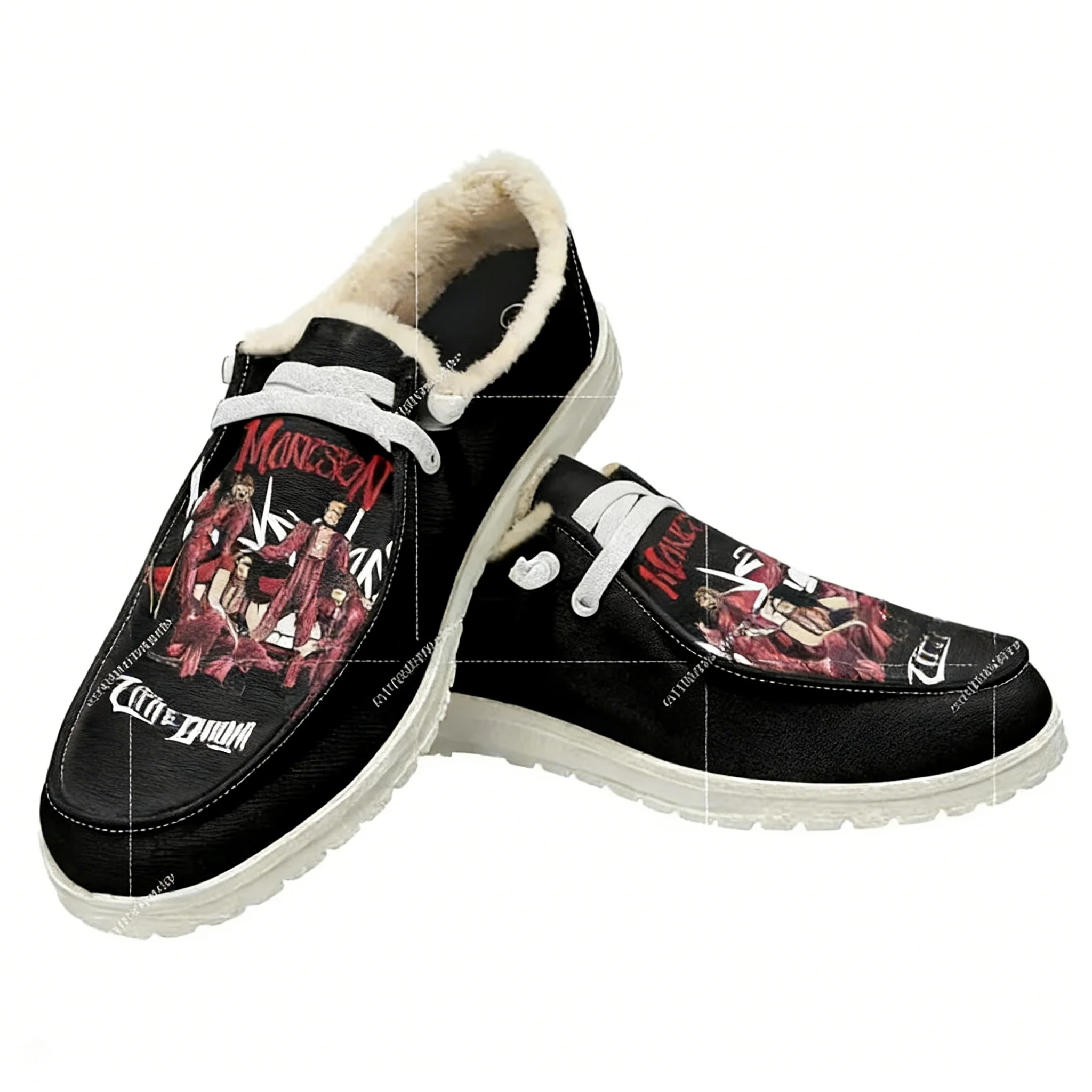 Oxford Lace Up Women - Rock Band Maneskin Casual Shoes Flat