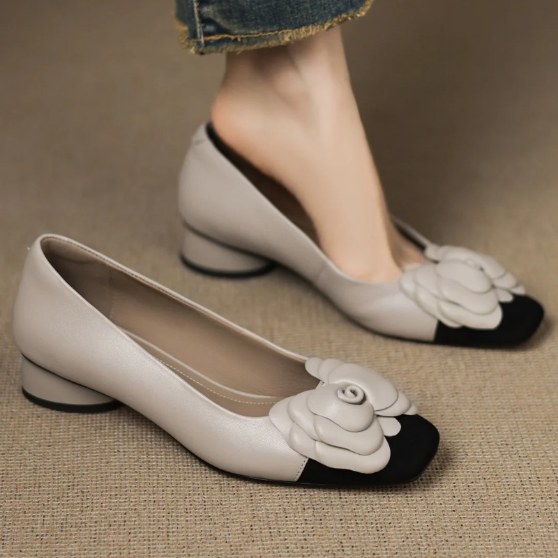 Women Shoes Elegant - Plus size 34-41 women's sheepskin mix