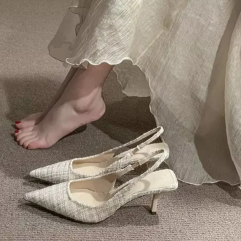 Women Shoes Branded - Fashion brand designed knitted platform heels