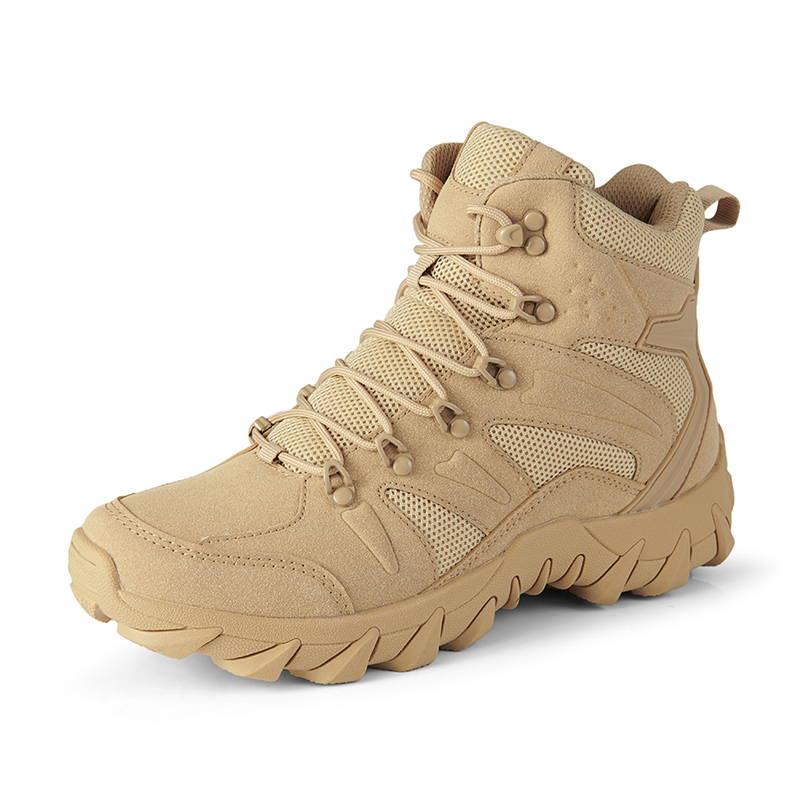 Suede Ankle Boot - Men Tactical Boots Male Army Shoes