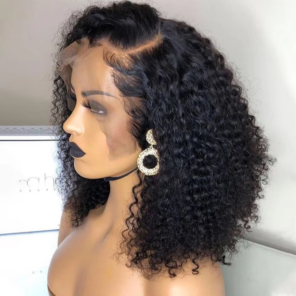 Women'S Shoes Bobs - Brazilian Curly Short Bob 13x4 Lace