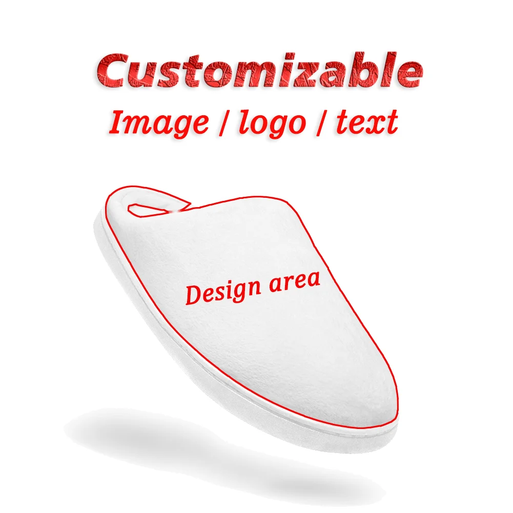 Women Shoes Kinds - Customizable Printed cotton slippers for men