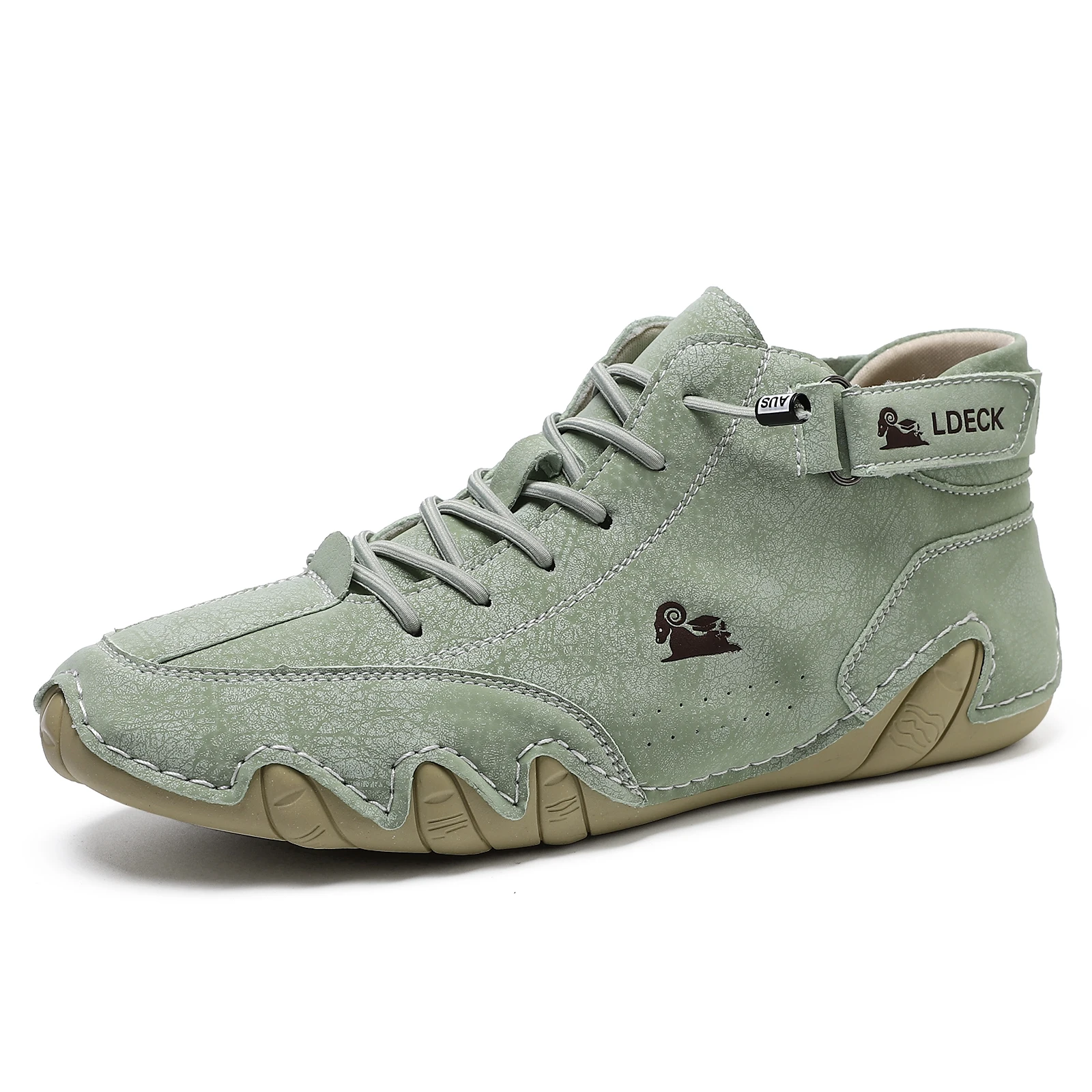 Suede Ankle Boot - Men's Genuine Leather Shoes Ankle Boots