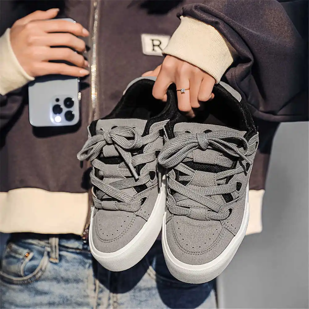 Women Shoes Made In Italy - With Lacing Hiphop Women's School Shoes