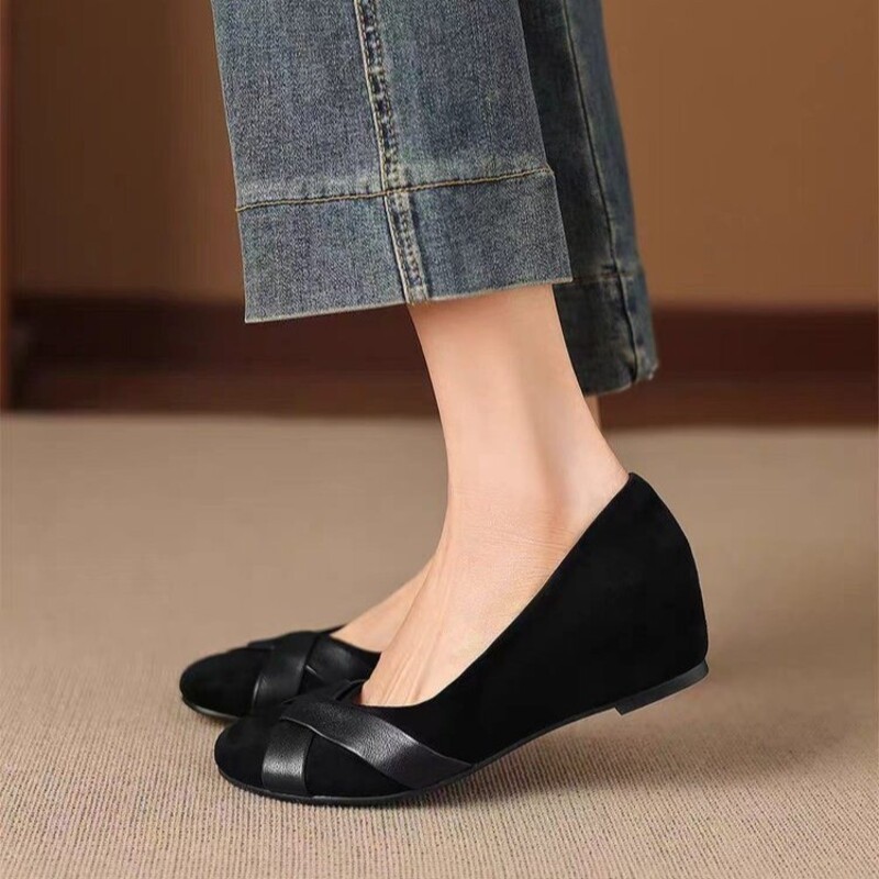 2026 New Women  Leather Loafer - Women Shoes Elegant ulasan dan harga