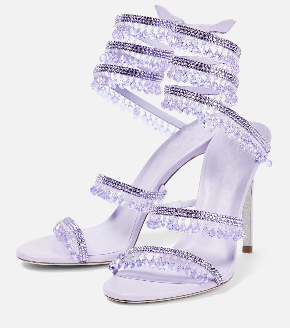 Sexy Green Crystal Fringe Stil - Women'S Shoes Peep Toe ulasan dan harga