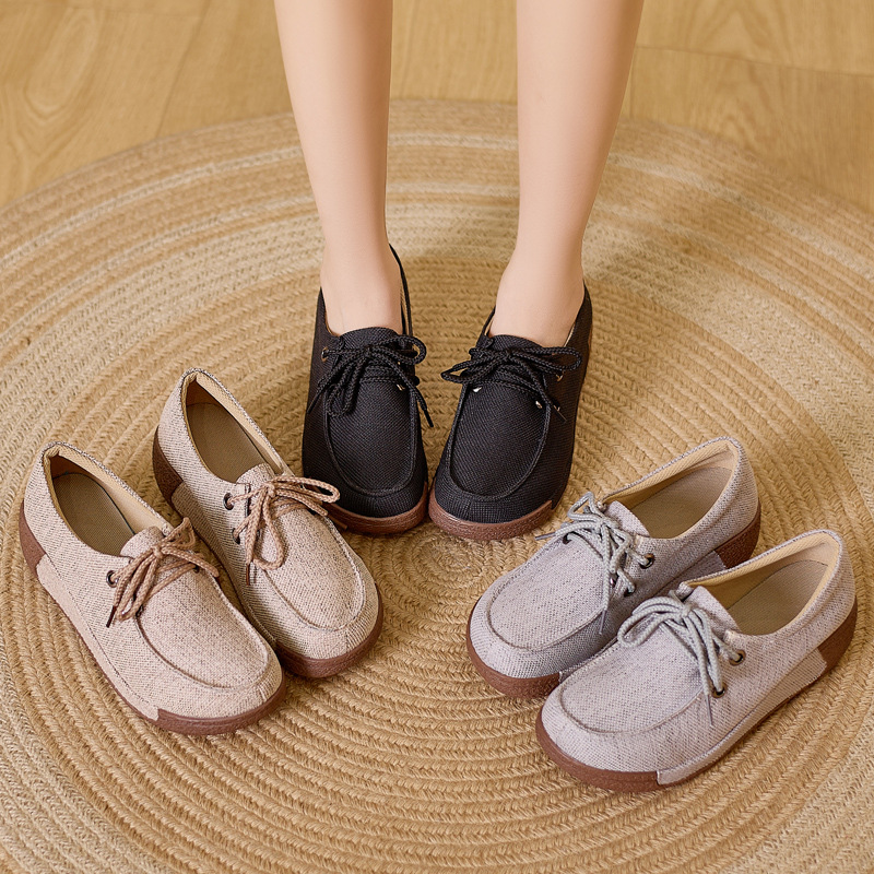 Women's Round Toe Platform Moc - Women'S Shoes For Fall ulasan dan harga