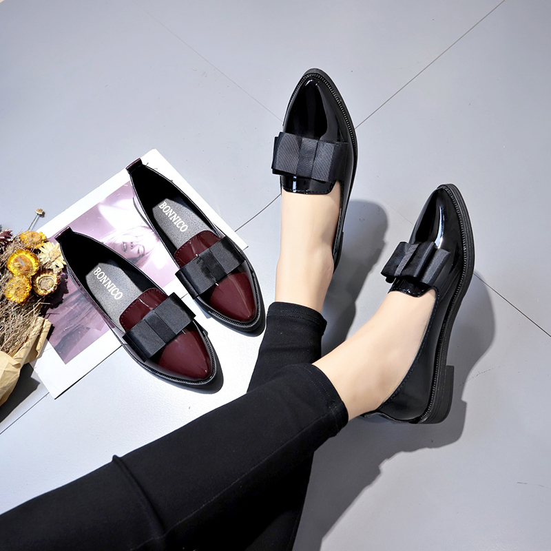 Black/ Wine Red Patent Leather - Slingback Pumps Women ulasan dan harga