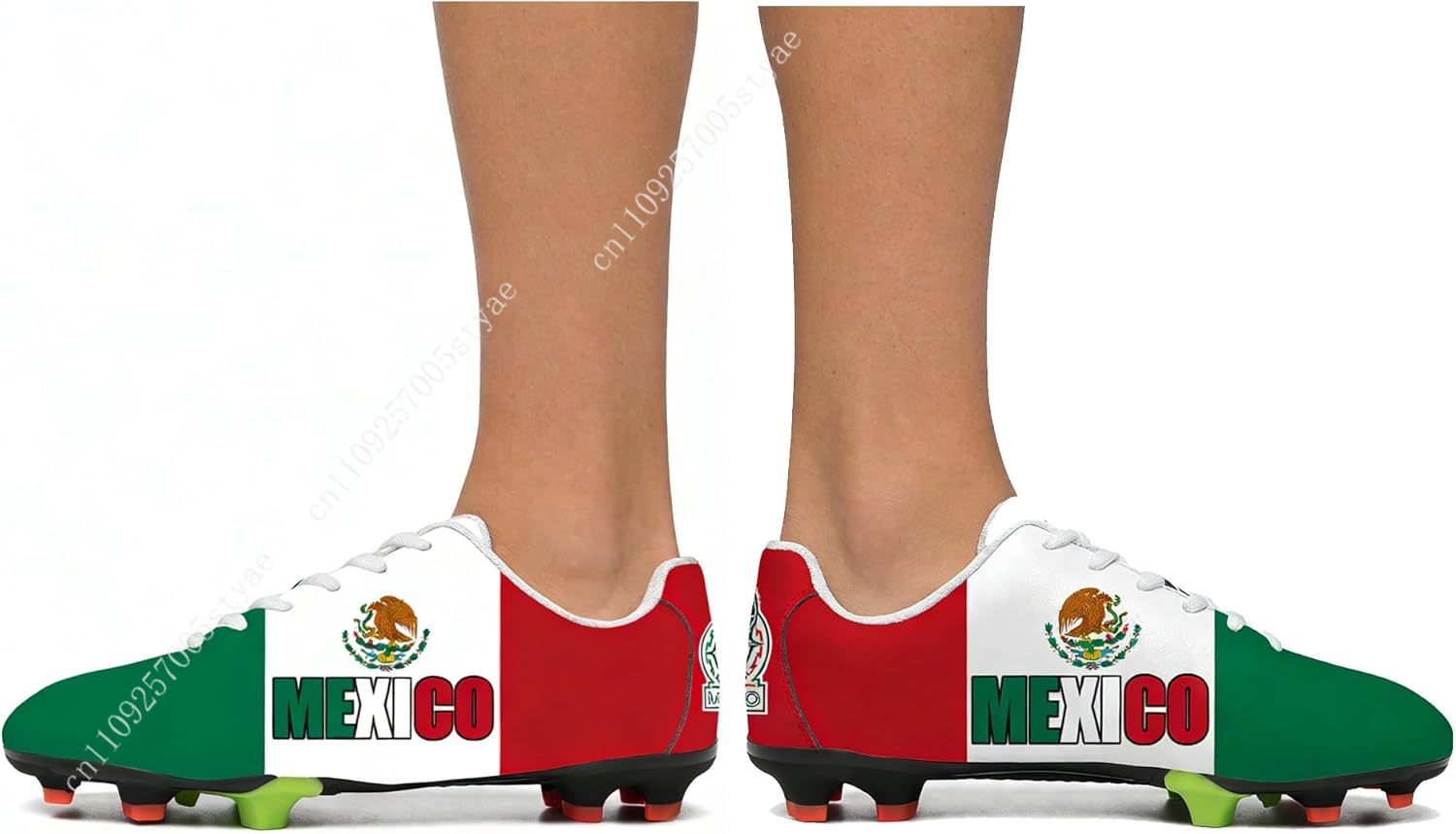 Mexico Flag Mexican Soccer Sho - Oxford Lace Up Women ulasan dan harga