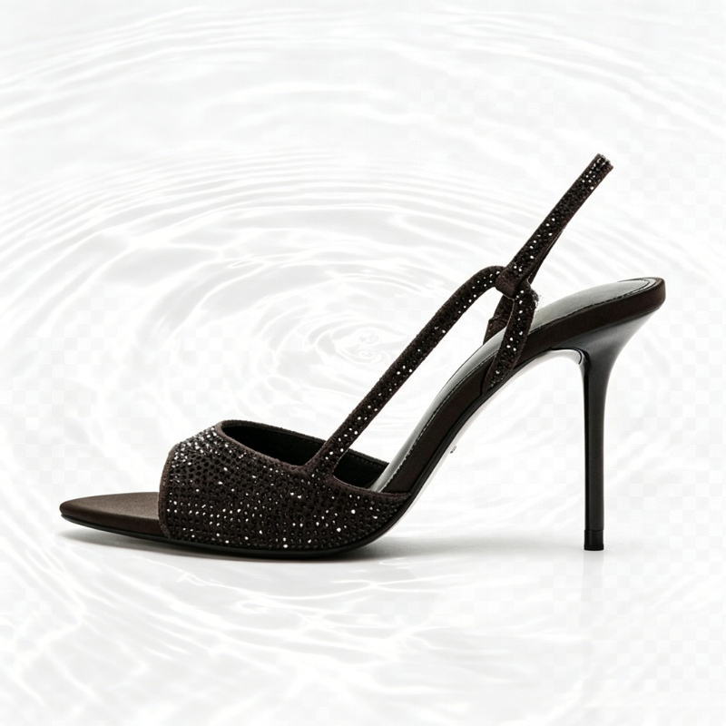 Fashion Crystal Detail Slingba - Women Shoes Branded ulasan dan harga