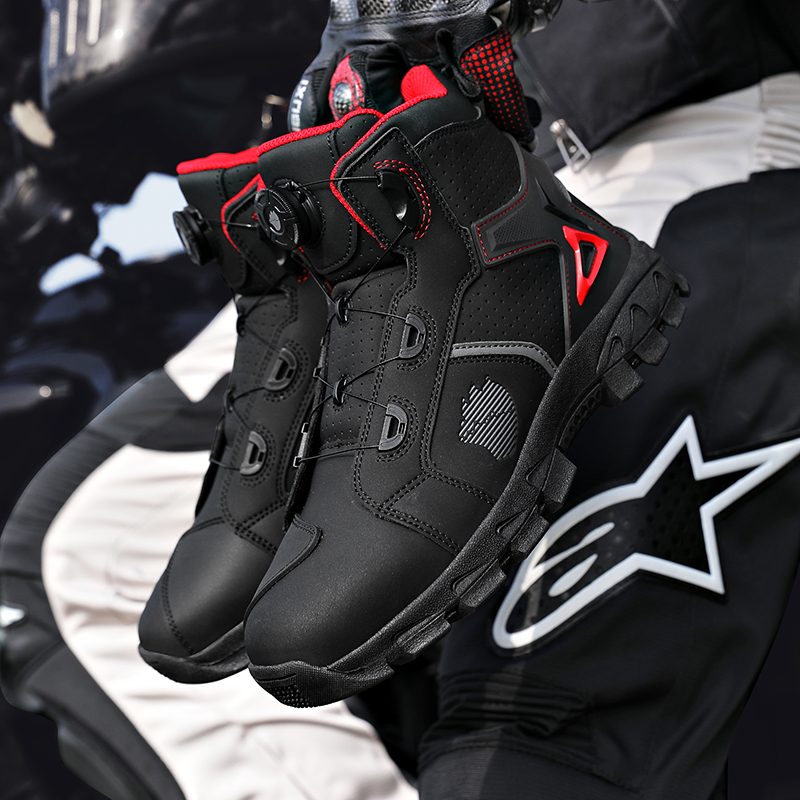 Professional Men's Motorcycle  - Suede Ankle Boot ulasan dan harga