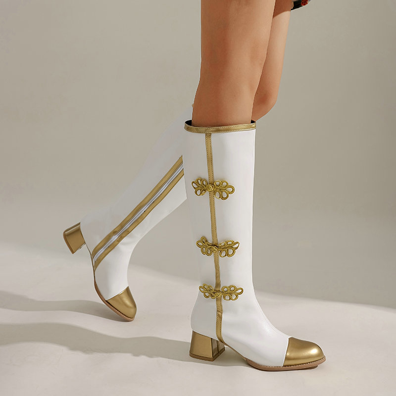Big Size Fashion Knee High Boo - High Knee Heel Boots ulasan dan harga
