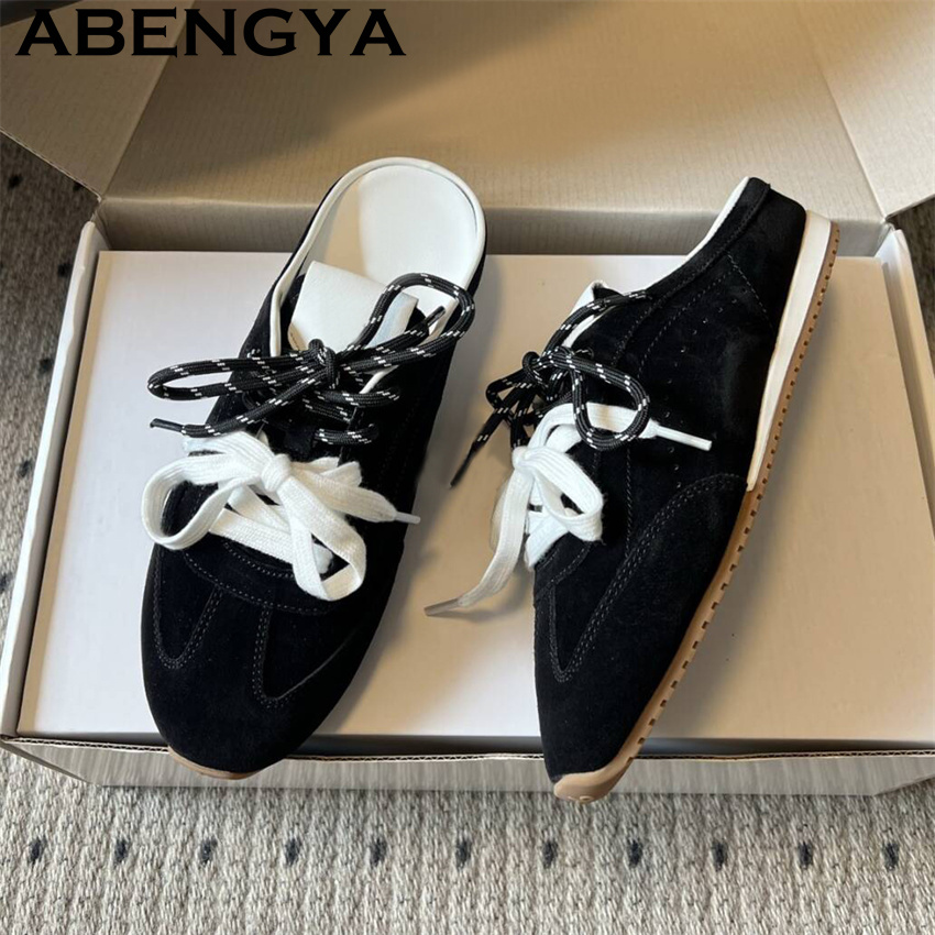 Women's Lace Up Casual Flat Sl - Oxford Lace Up Women ulasan dan harga