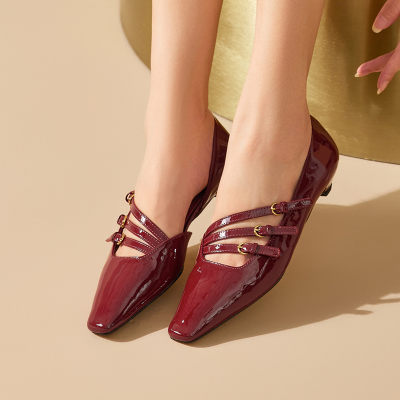 BEAUTODAY Pumps Women Patent L - Women Shoes Elegant ulasan dan harga