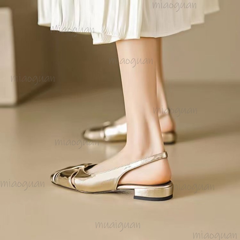 Cover Toe Low Heel Pumps Women - Women Shoes Elegant ulasan dan harga