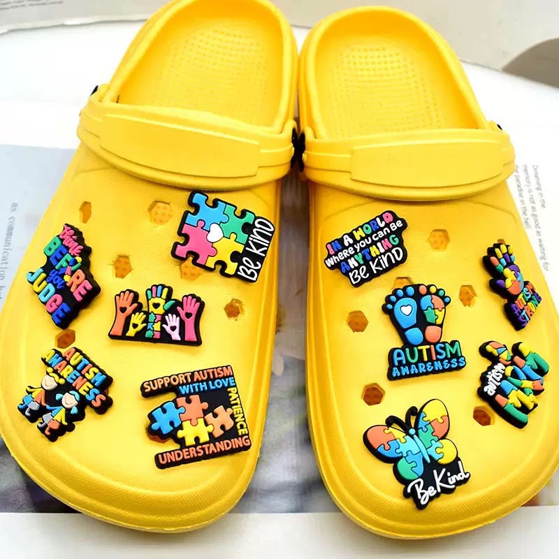16-100pcs Be Kind Autism Shoe  - Women Shoes Kinds ulasan dan harga