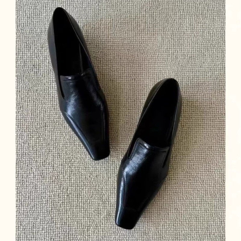 Retro Square Toe Deep Mouth Sl - Slingback Pumps Women ulasan dan harga