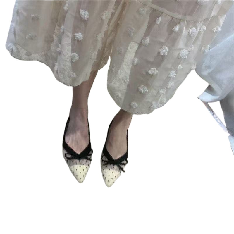 2026 Summer New Polka Dot Sing - Slingback Pumps Women ulasan dan harga