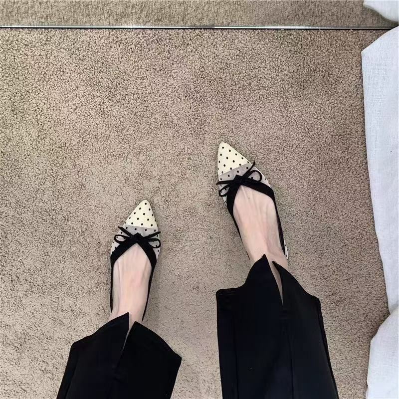 2026 Summer New Polka Dot Sing - Slingback Pumps Women ulasan dan harga