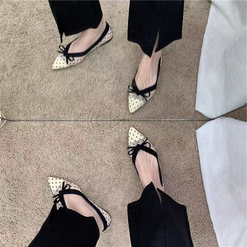 2026 Summer New Polka Dot Sing - Slingback Pumps Women ulasan dan harga