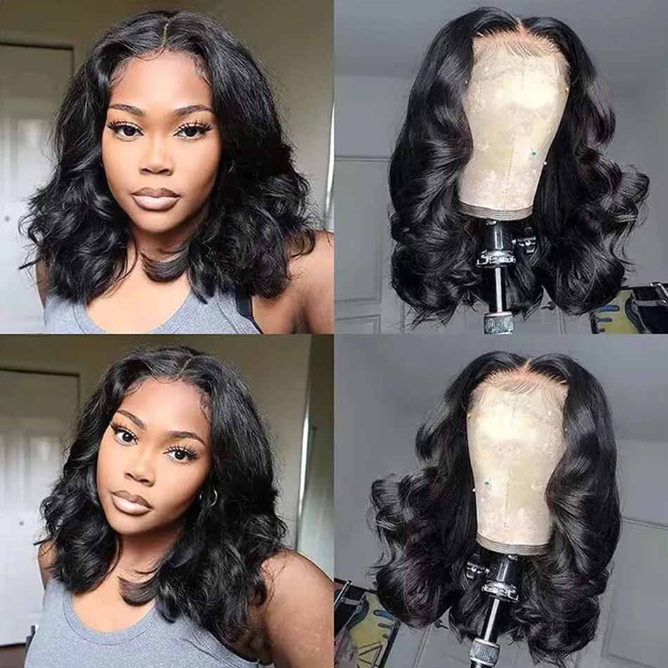 Short Bob Wigs Human Hair Loos - Women'S Shoes Bobs ulasan dan harga