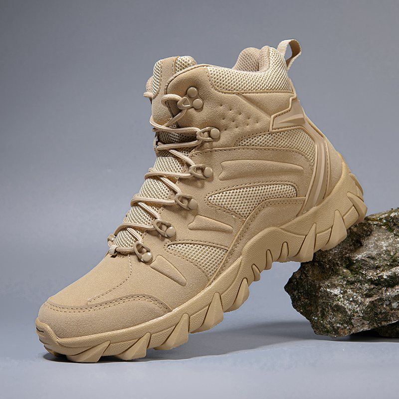 Men Tactical Boots Male Army S - Suede Ankle Boot ulasan dan harga