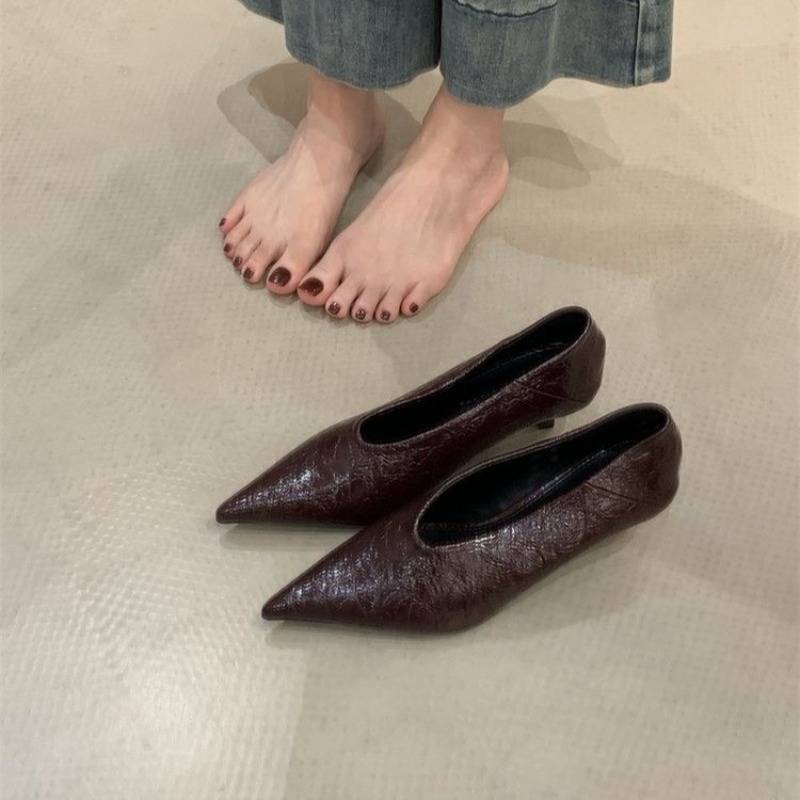 2025 Autumn New Commuter Wind  - Slingback Pumps Women ulasan dan harga