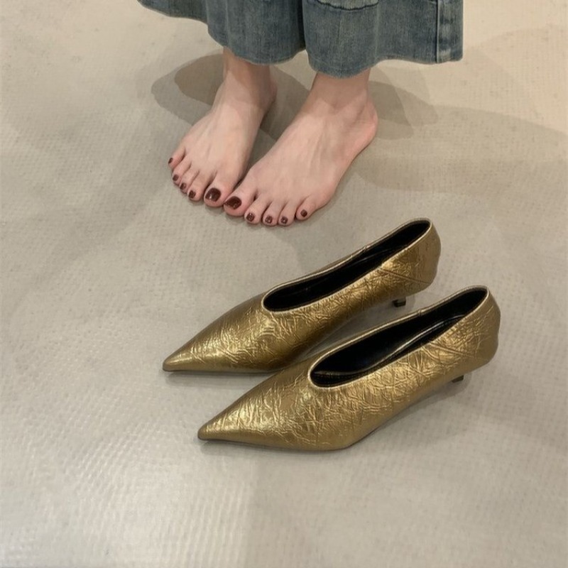 2025 Autumn New Commuter Wind  - Slingback Pumps Women ulasan dan harga