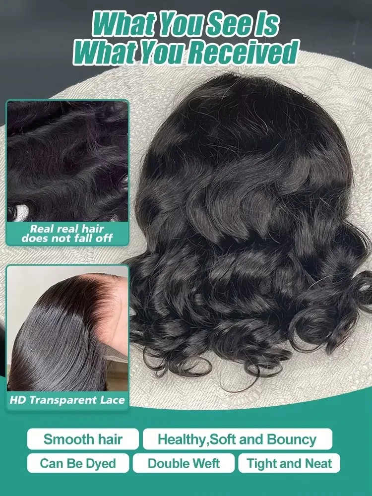 Body Wave Bob Wig Human Hair 1 - Women'S Shoes Bobs ulasan dan harga
