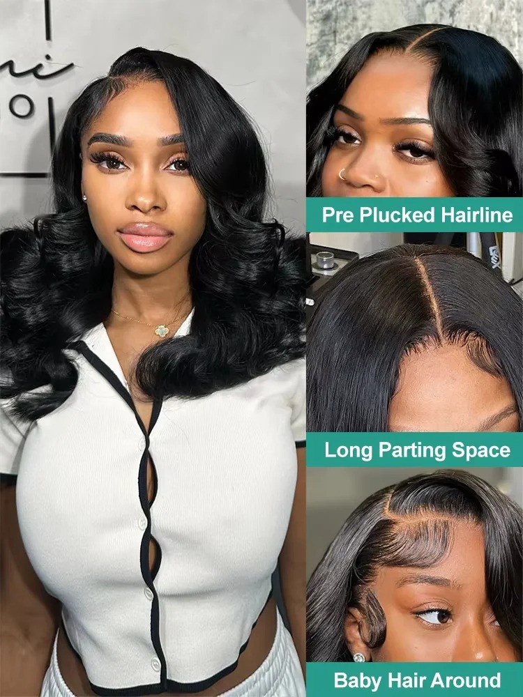 Body Wave Bob Wig Human Hair 1 - Women'S Shoes Bobs ulasan dan harga
