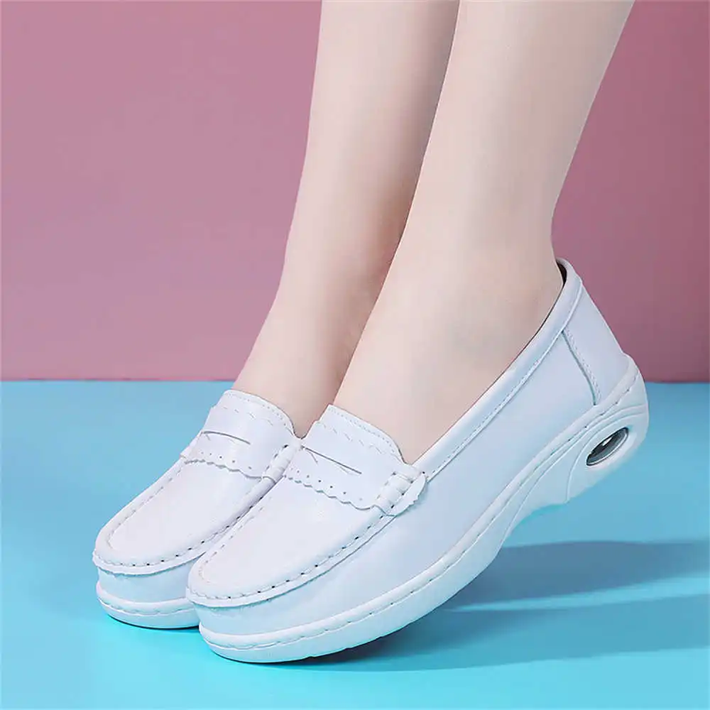 Chunky White Sole Heel Shoes O - Oxford Lace Up Women ulasan dan harga