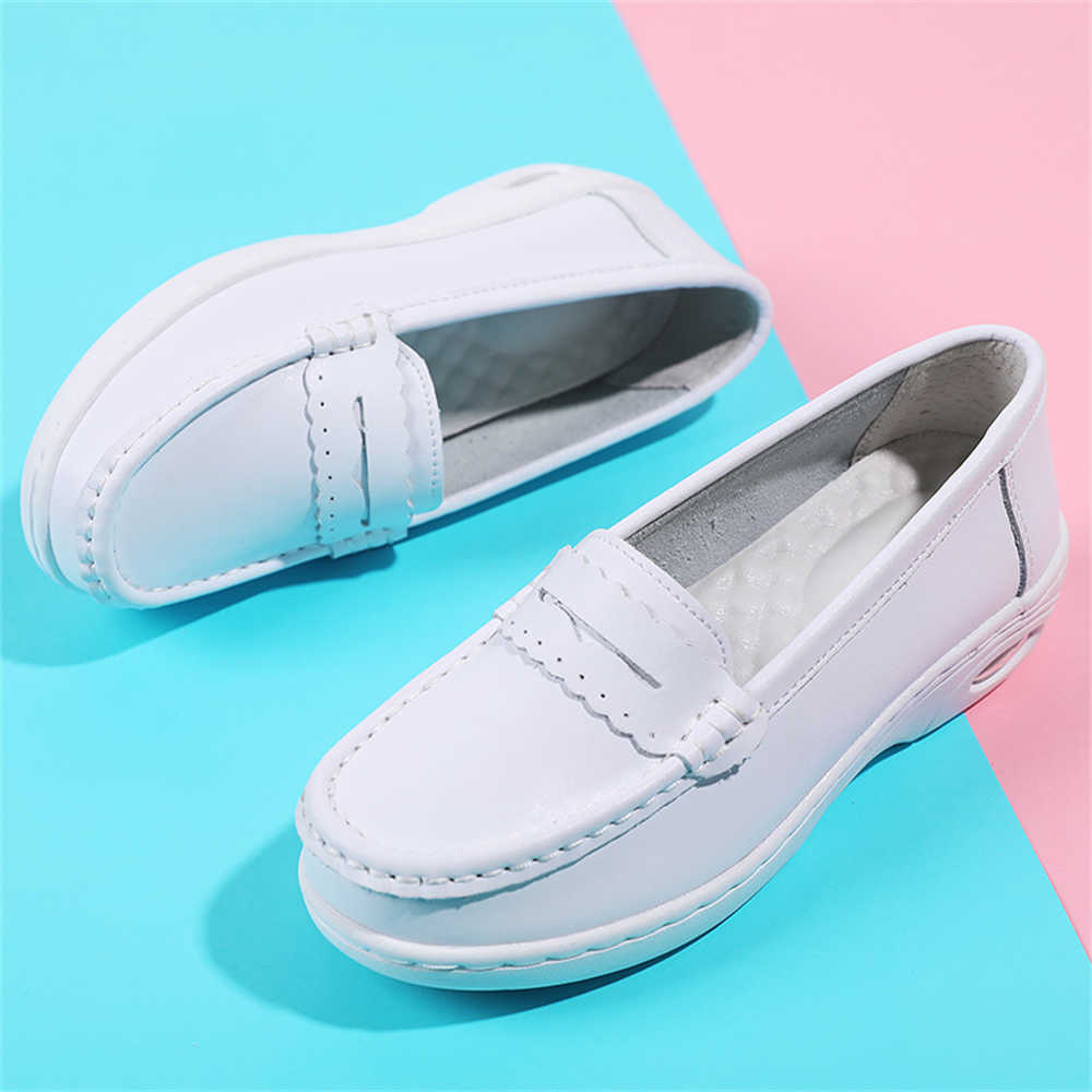 Chunky White Sole Heel Shoes O - Oxford Lace Up Women ulasan dan harga