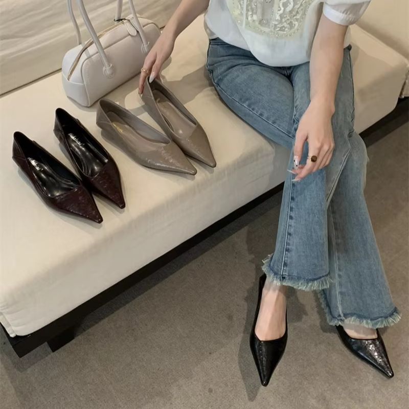 Women Summer Pointed Toe Basic - Women Shoes Elegant ulasan dan harga
