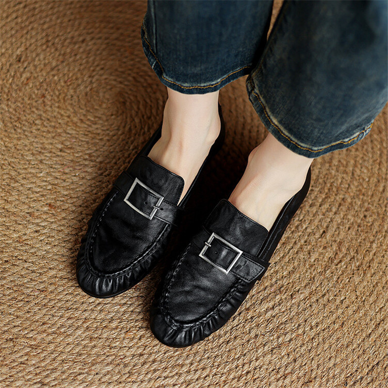 New Autumn Genuine Leather Wom - Slingback Pumps Women ulasan dan harga