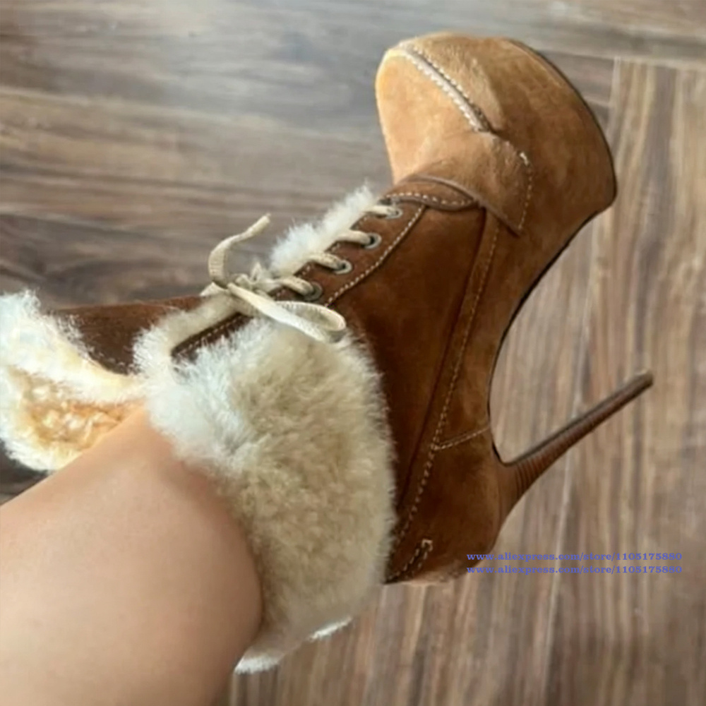Brown Suede Stiletto Heels Ank - Suede Ankle Boot ulasan dan harga