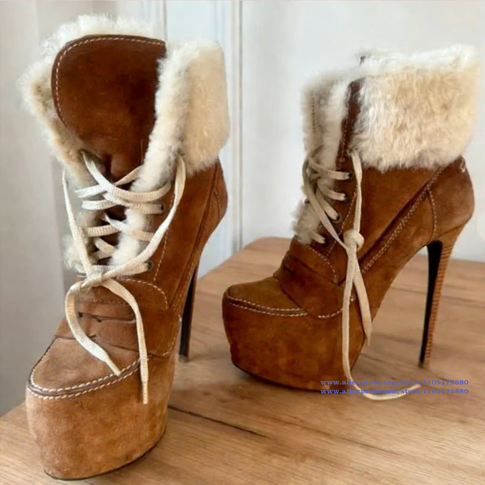 Brown Suede Stiletto Heels Ank - Suede Ankle Boot ulasan dan harga