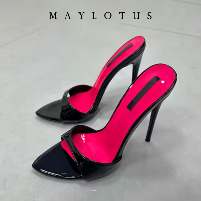 Size 35-46 Patchwork Stiletto  - Women Shoes Ysl ulasan dan harga