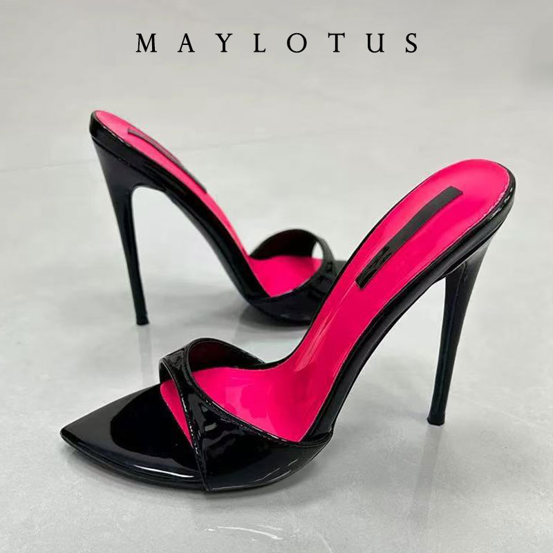 Size 35-46 Patchwork Stiletto  - Women Shoes Ysl ulasan dan harga