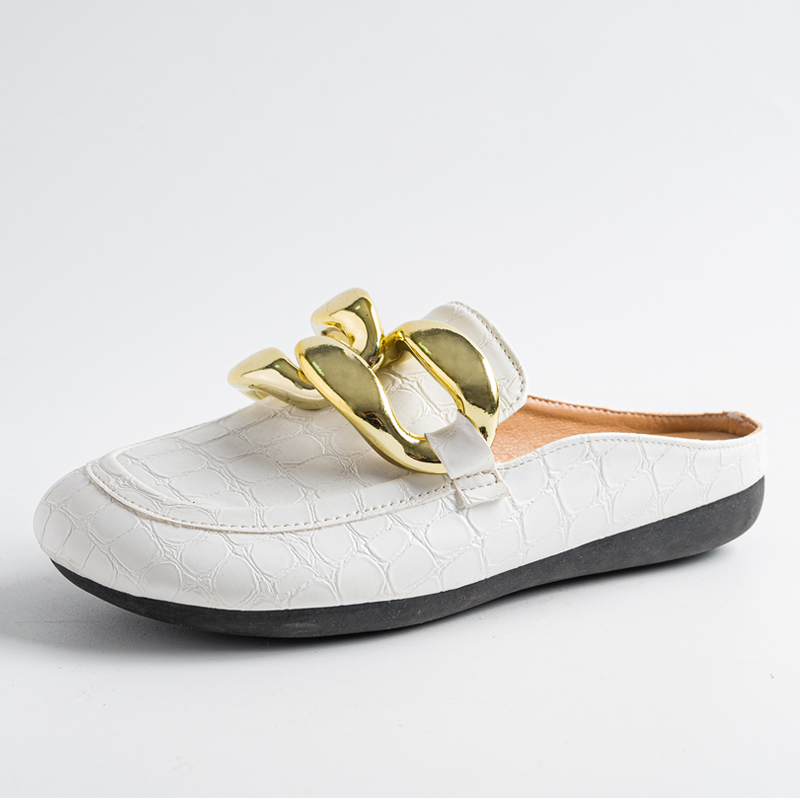 Fashion Women Slippers Plus Si - Gold Chain Sandal ulasan dan harga