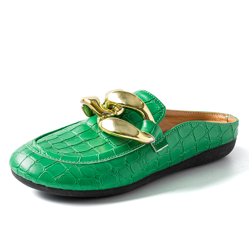 Fashion Women Slippers Plus Si - Gold Chain Sandal ulasan dan harga