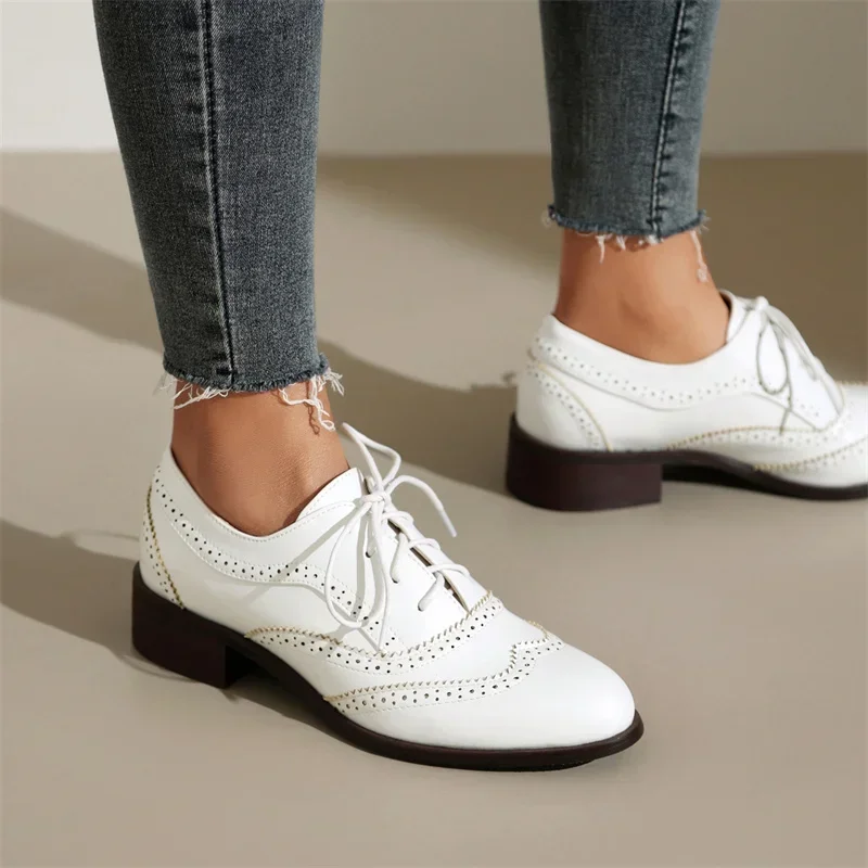 British Flats Women Oxfords Mi - Oxford Lace Up Women ulasan dan harga