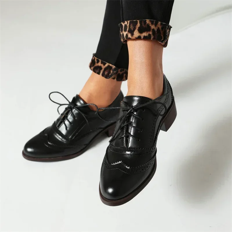 British Flats Women Oxfords Mi - Oxford Lace Up Women ulasan dan harga