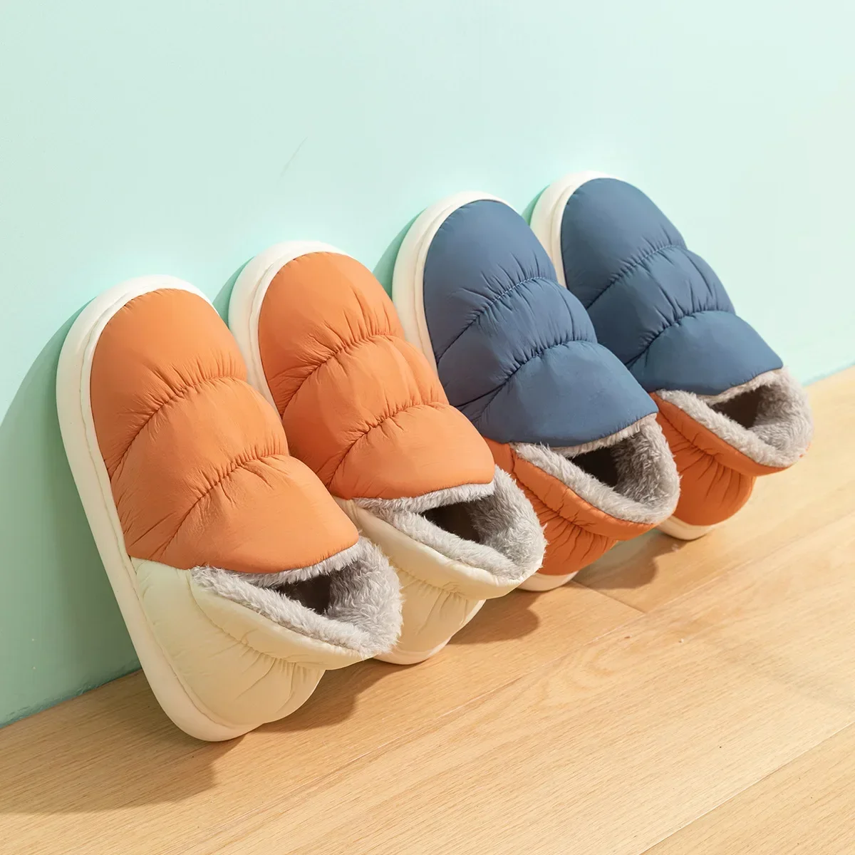Women Men Slippers Winter Down - Women'S Shoes For Fall ulasan dan harga