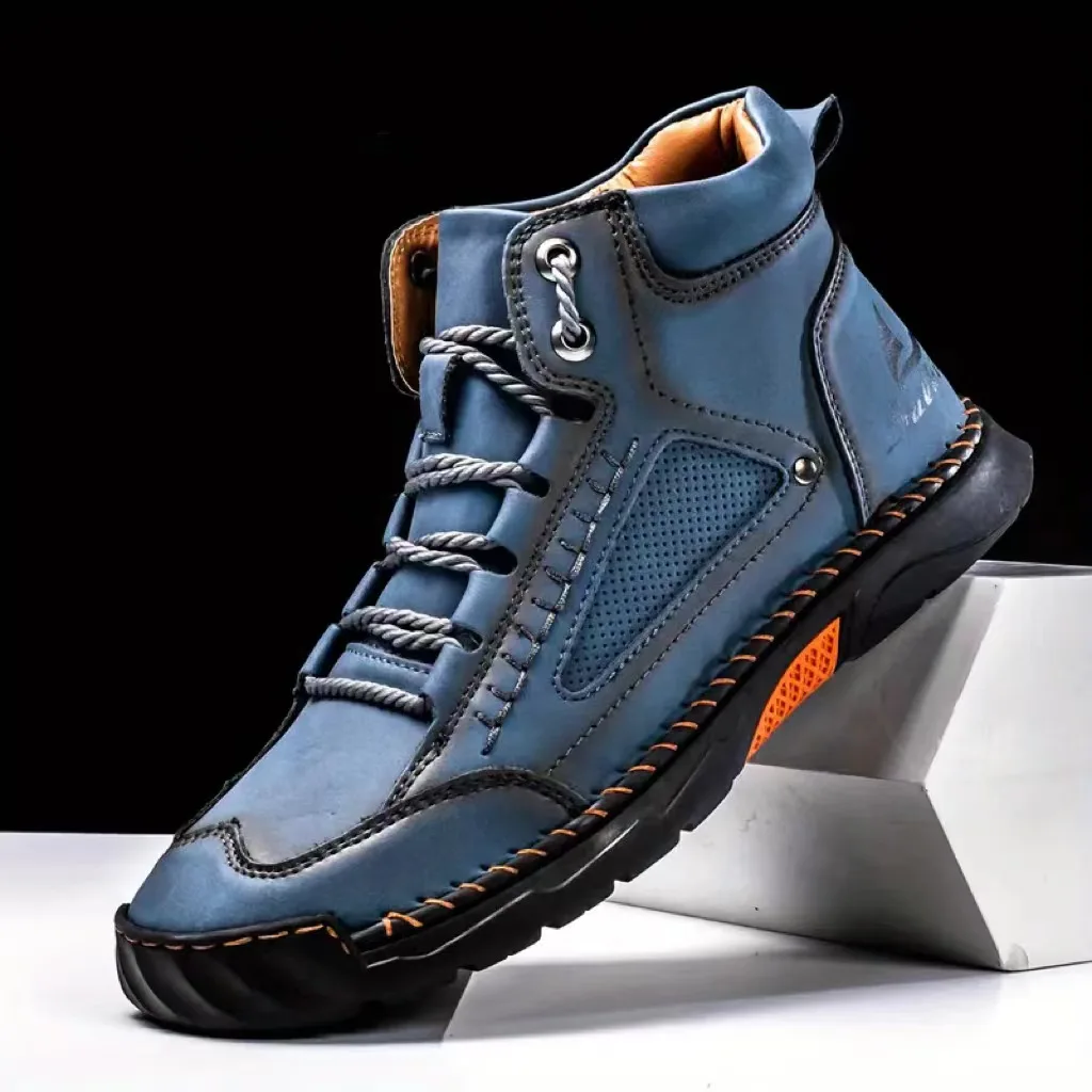 Men's Hand-stitched Boots Plus - Suede Ankle Boot ulasan dan harga
