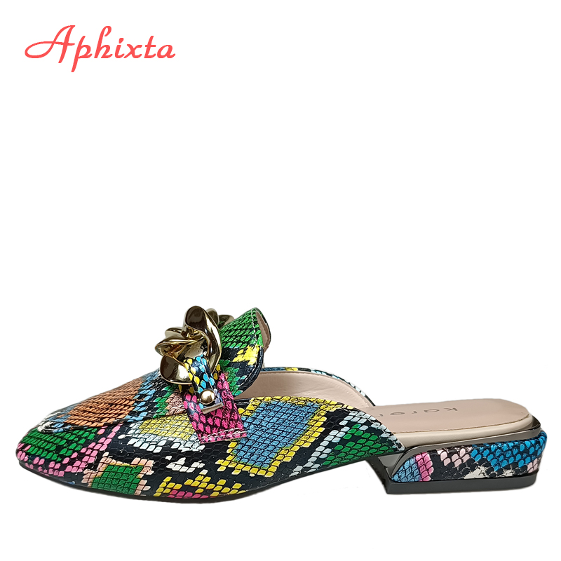 Aphixta Summer New Chain Women - Gold Chain Sandal ulasan dan harga