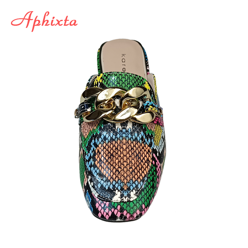 Aphixta Summer New Chain Women - Gold Chain Sandal ulasan dan harga