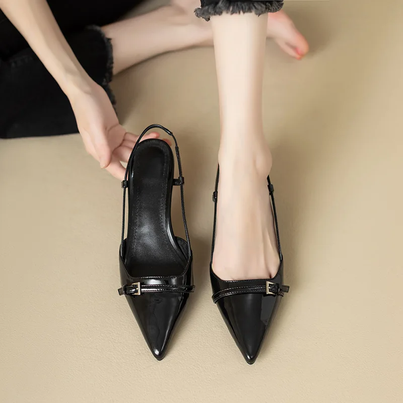 2024 New Summer French Wine Re - Women Shoes Ysl ulasan dan harga