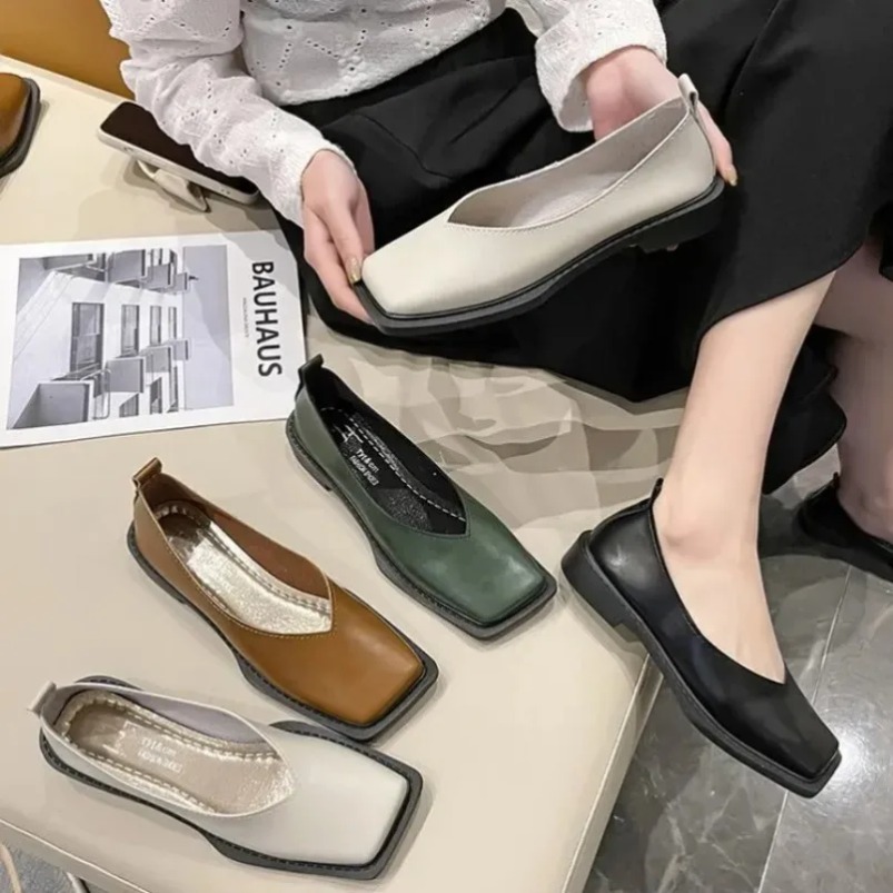 Roman Women Low Heel Pumps Lad - Women'S Shoes For Fall ulasan dan harga