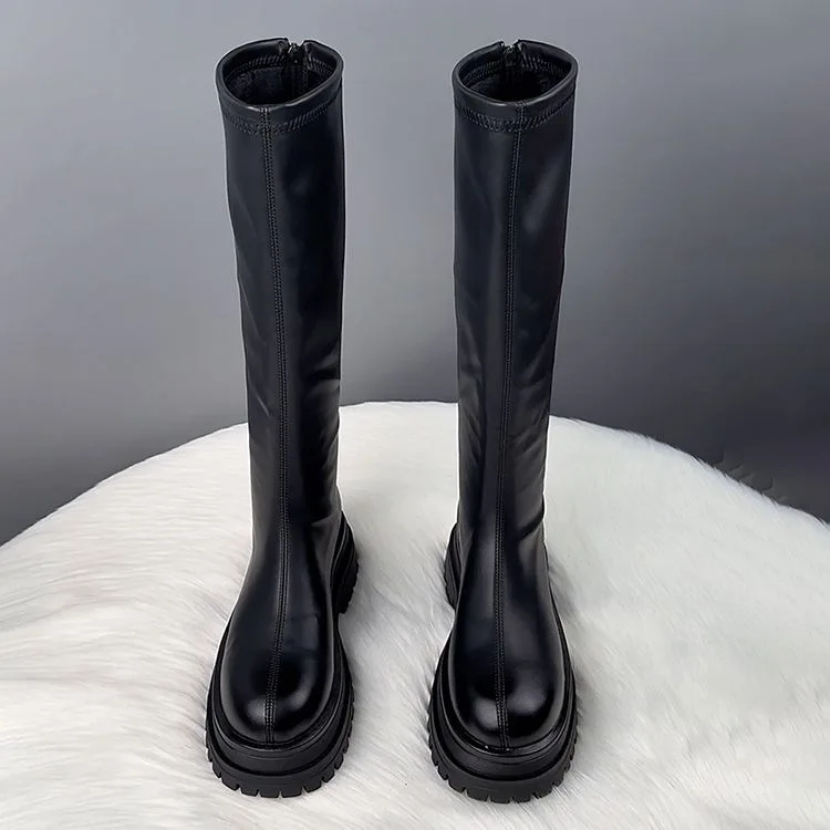 Black Long Boots Women's Hot S - Women'S Shoes For Fall ulasan dan harga