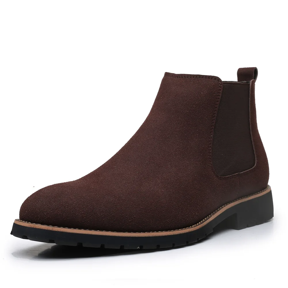 Men Ankle Boots British Style  - Suede Ankle Boot ulasan dan harga